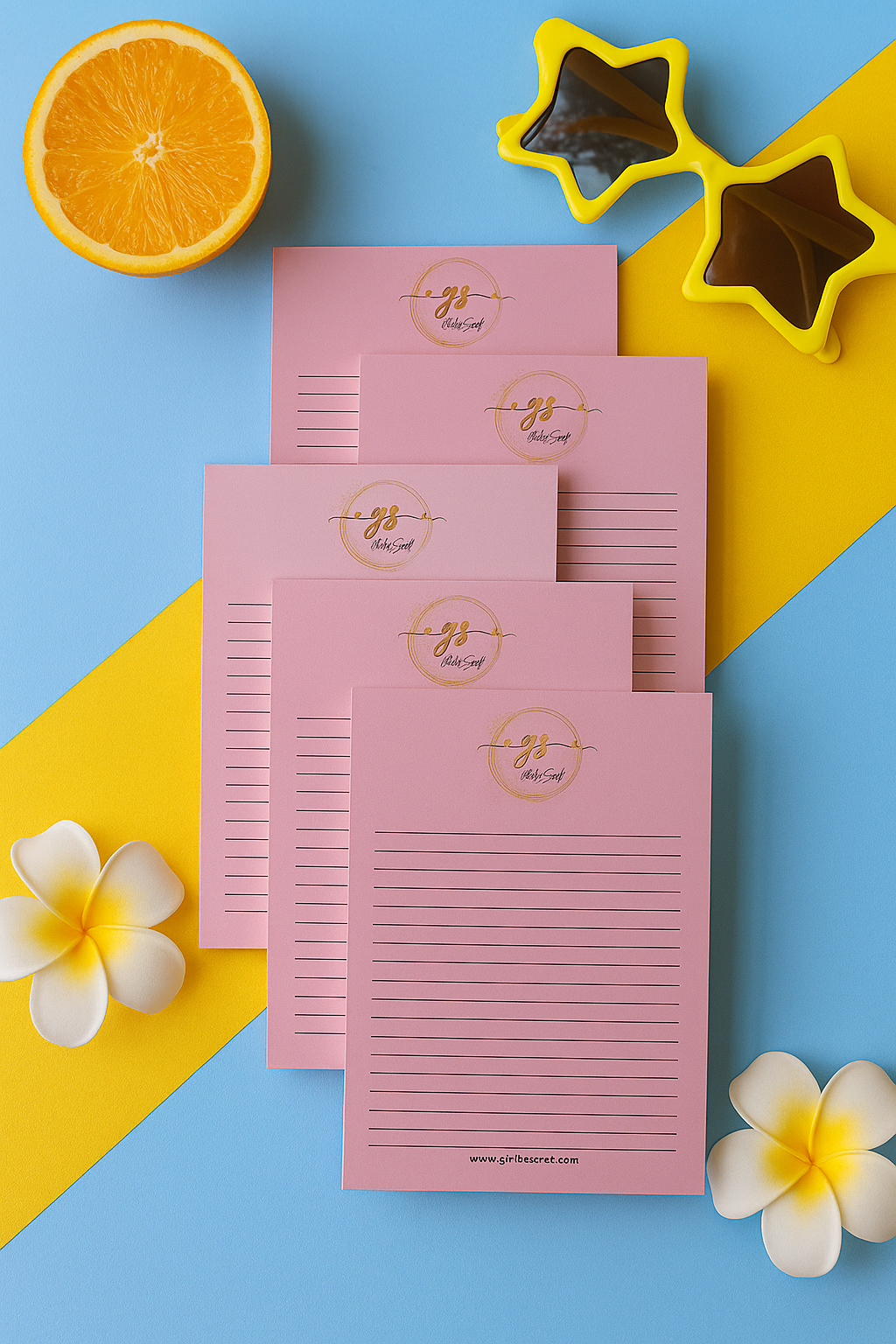 Girlz Secret Notepad Pink 5x7