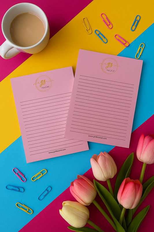 Girlz Secret Notepad Pink 5x7