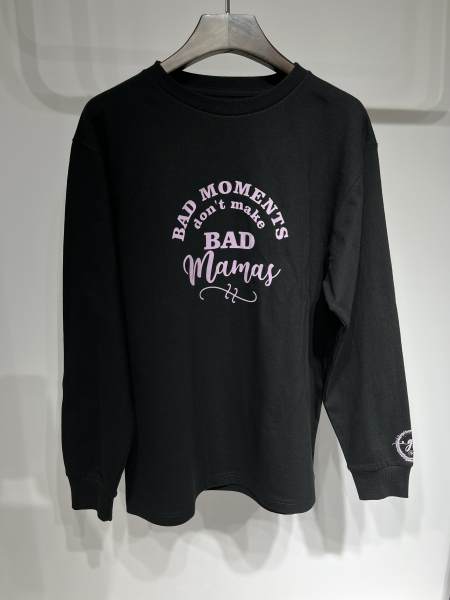 Empower your bad moments with style and strength in our Women's Long Sleeve PPD Shirt, featuring a bold Girlz Secret trademark screen-printed design.  The Bad Moments Black Long Sleeve PPD Shirt is the perfect addition to any wardrobe. This stylish and versatile long-sleeve shirt for women features a unique screen-printed design that perfectly complements its classic black color. 