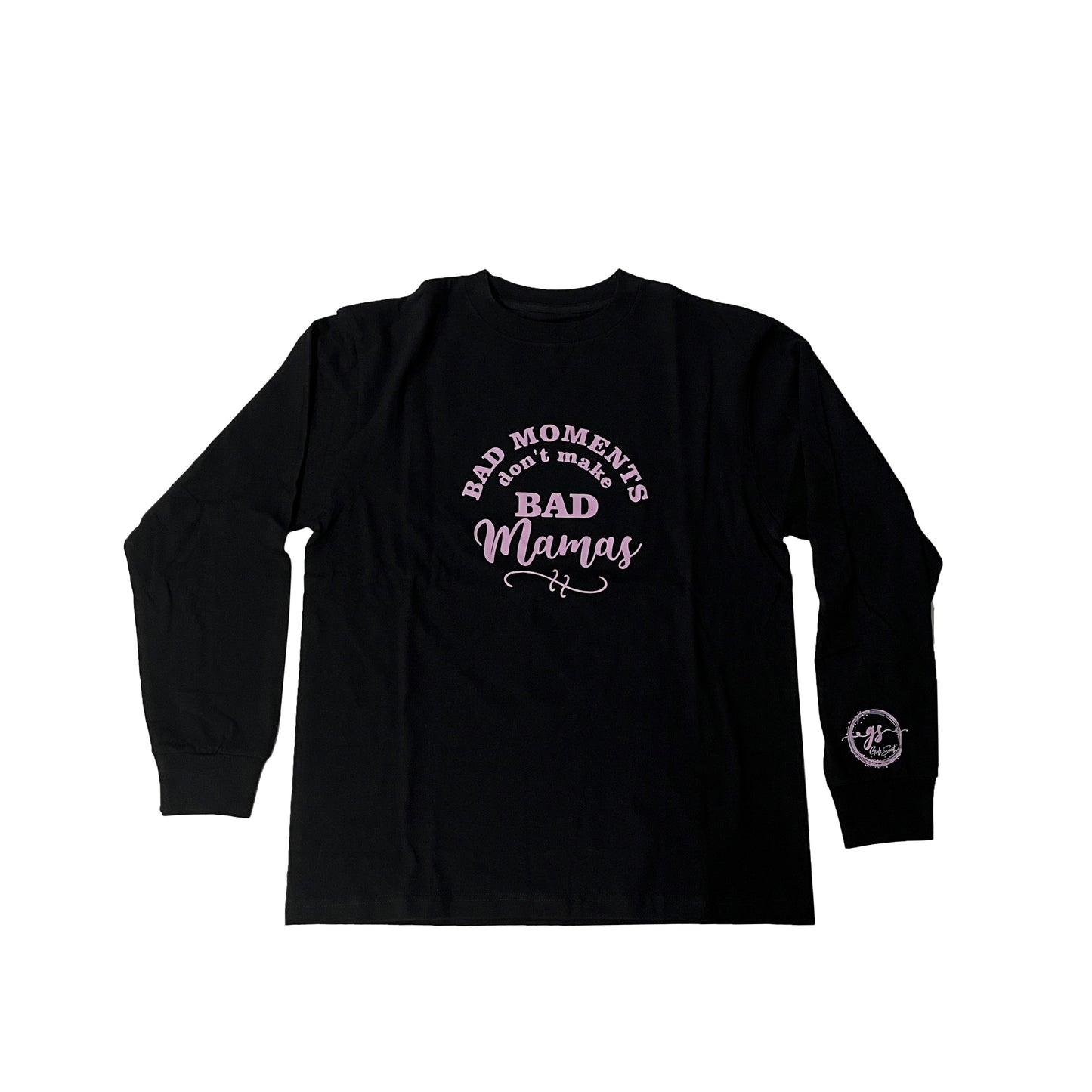 Empower your bad moments with style and strength in our Women's Long Sleeve PPD Shirt, featuring a bold Girlz Secret trademark screen-printed design.  The Bad Moments Black Long Sleeve PPD Shirt is the perfect addition to any wardrobe. This stylish and versatile long-sleeve shirt for women features a unique screen-printed design that perfectly complements its classic black color. 