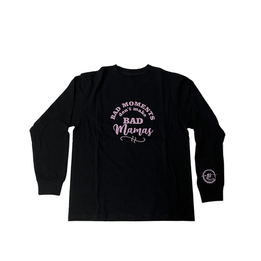 Empower your bad moments with style and strength in our Women's Long Sleeve PPD Shirt, featuring a bold Girlz Secret trademark screen-printed design. The Bad Moments Black Long Sleeve PPD Shirt is the perfect addition to any wardrobe. This stylish and versatile long-sleeve shirt for women features a unique screen-printed design that perfectly complements its classic black color.