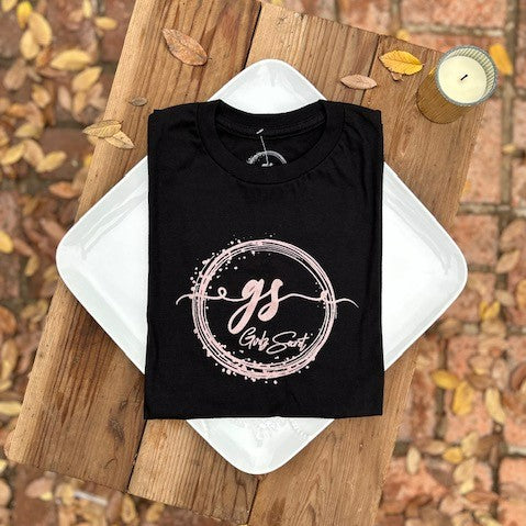 Our Girlz Secret black short sleeve T-shirt is a great way not to feel alone, and instead feel part of our Postpartum club, finding solidarity with fellow women experiencing PPD. DETAILS 100% ultra-soft cotton. Black or white short sleeve t-shirt with our logo in pink. Our logo appears on the front and on the left sleeve. Preshrunk. Professionally screen printed. Unisex true to size S to 2XL (see chart in images). Tagless.