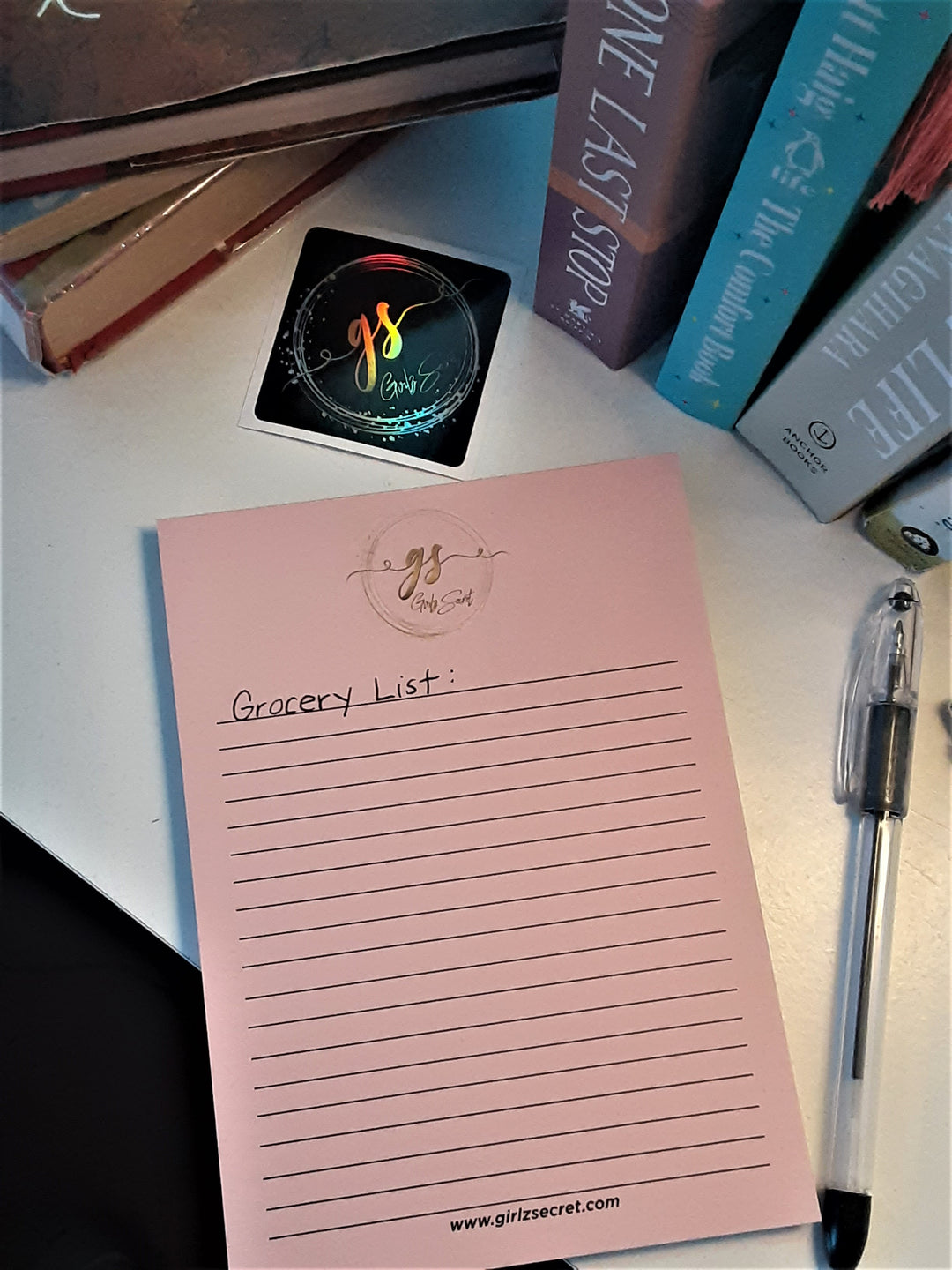 Girlz Secret Notepad Pink 5x7